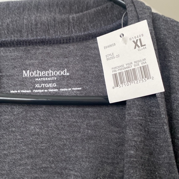 NWT Motherhood Maternity drape cardigan, size XL - Picture 2 of 3